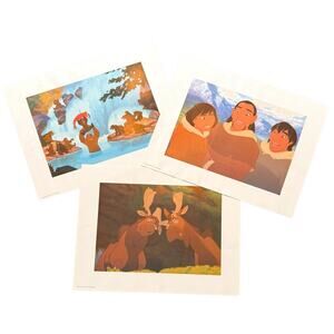Brother Bear Lithographs Set of 3 Walt Disney Store
